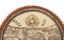 Load image into Gallery viewer, Plato paisaje Boda en el pueblo 12"