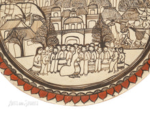 Load image into Gallery viewer, Plato paisaje Boda en el pueblo 12"