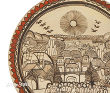 Load image into Gallery viewer, Plato paisaje Boda en el pueblo 12"