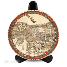 Load image into Gallery viewer, Plato paisaje Familia 12"