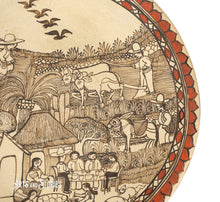 Load image into Gallery viewer, Plato paisaje Familia 12"