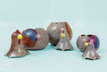 Load image into Gallery viewer, Guajes Rooster Family( set of 3 two of 4"x7" and one 4"x3")