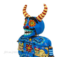 Load image into Gallery viewer, Puppets Diablo Azul  35"x 10"