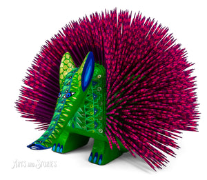 Porcupine primavera (Alebrije) 8"x9"