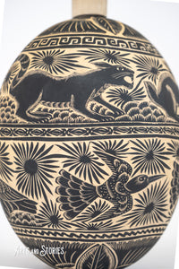 Jicara Bird Flowers 9"