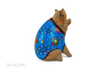 Load image into Gallery viewer, Pig w/mascara small 6&quot;x 4&quot;