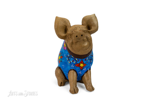 Pig w/mascara small 6
