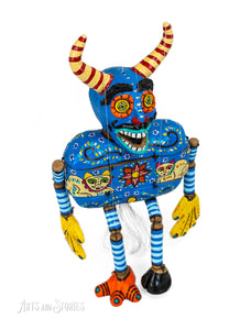 Puppets Diablo Azul  35"x 10"