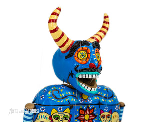 Puppets Diablo Azul  35"x 10"