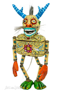 Puppets Cuerno azul 35"x10"